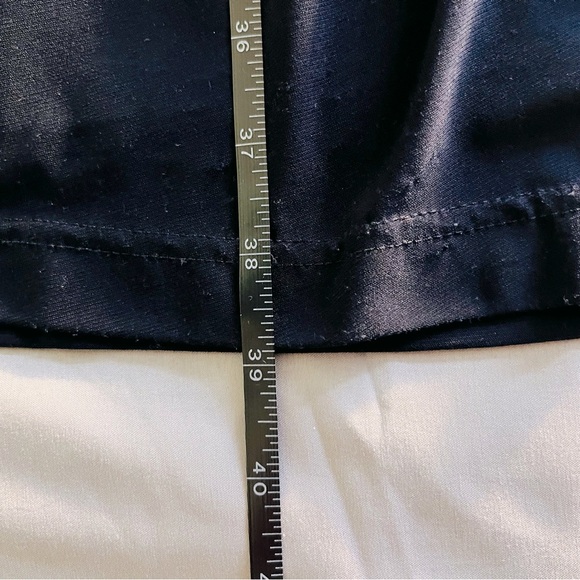 NWOT ALEX EVENING NAVY BLUE Ruched Sheath Dress with 3/4 Sleeves. Size 16. - Picture 8 of 8